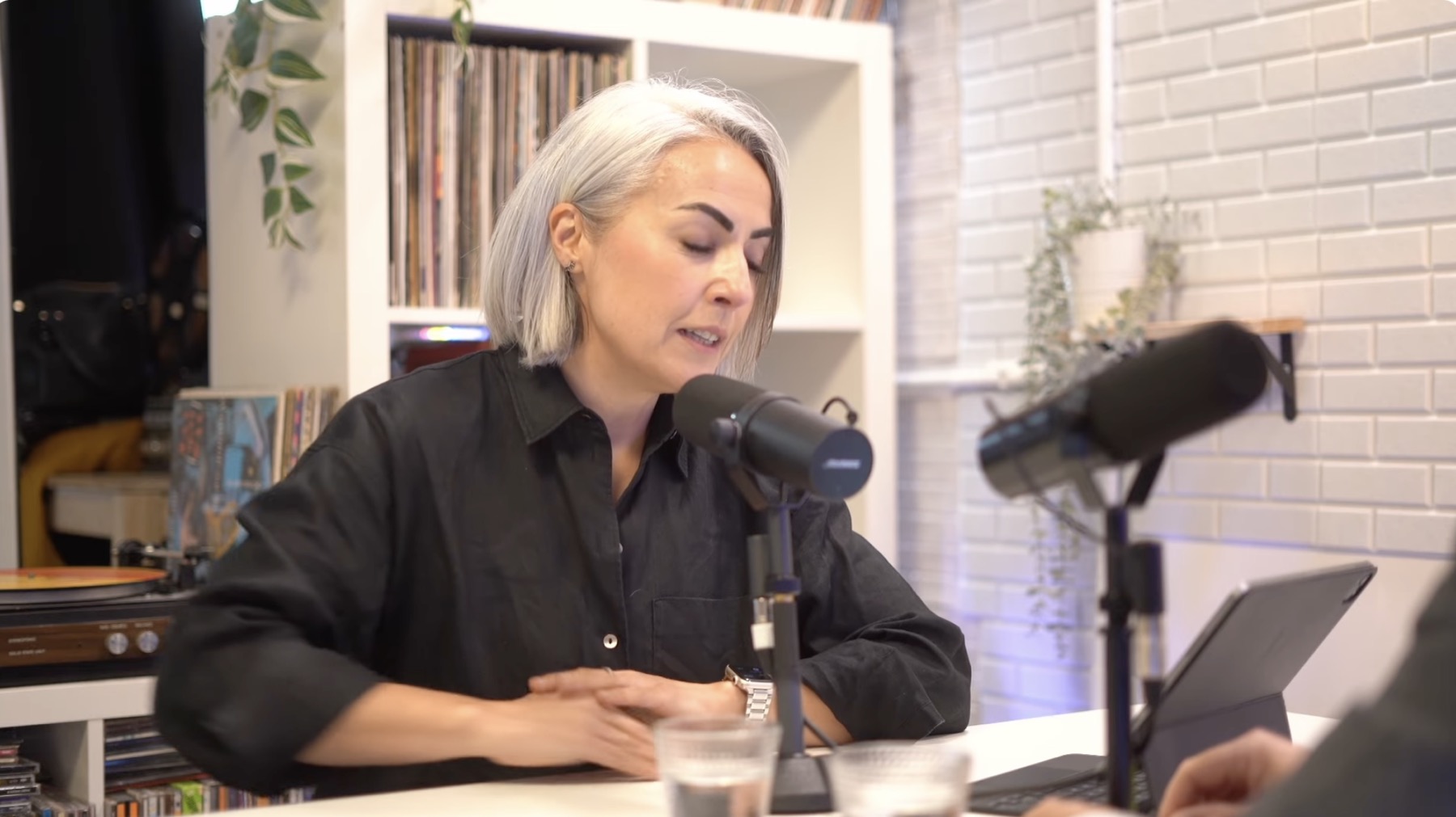 Set de grabación del estudio